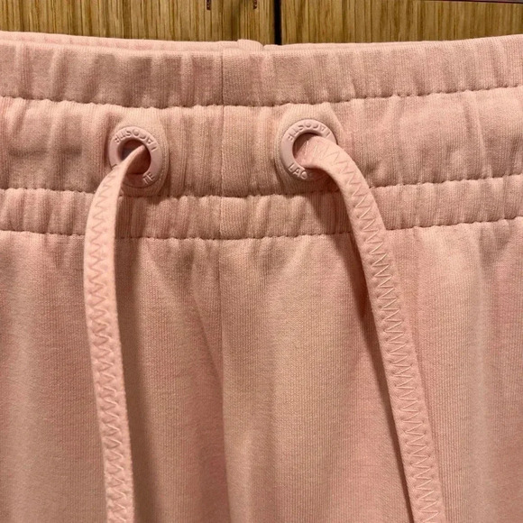 LACOSTE | Ankle-Crop Double-Fleece Joggers | Pink | Size 4 | NWT - Picture 7 of 9
